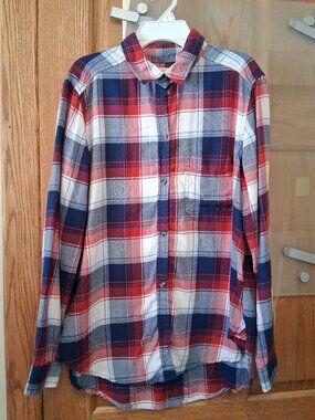 American Eagle red white and blue super soft flannel